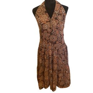 Backless Fully Lined  Halter Dress by Positive Attitude in Ladies Size 12.